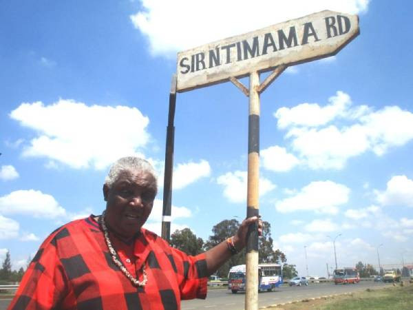 Ntimama 'son' asks government to finish tarmacking road named after late leader