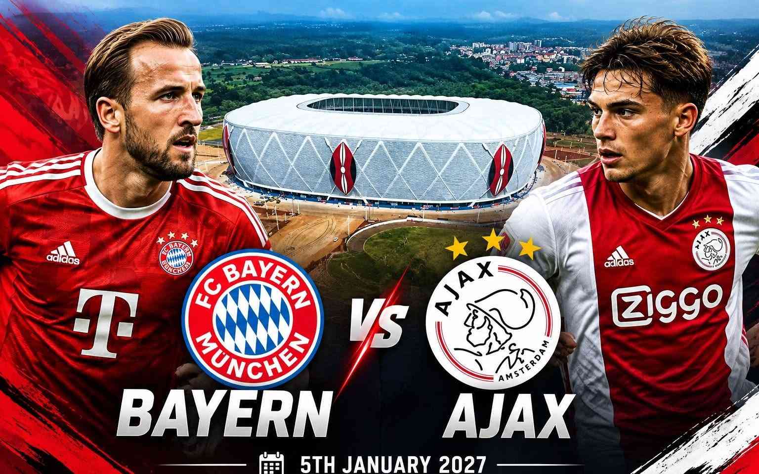 Bayern, Ajax and Ballon d'Or king Kane set for Raila Odinga International Stadium clash in January
