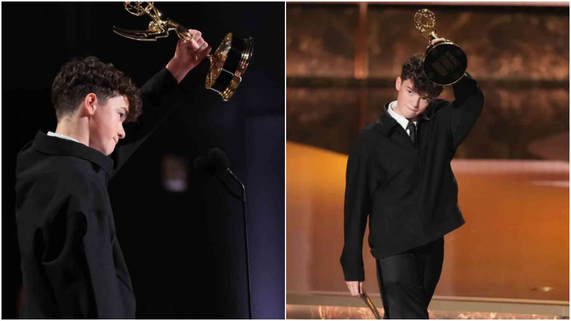 Owen Cooper: 15-year-old becomes youngest male to win Emmy Award for series Adolescence