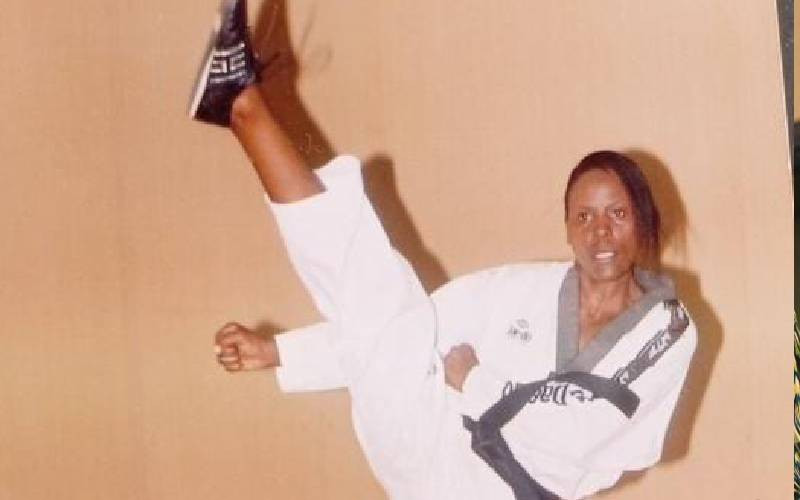 Pioneering female taekwondo Master Caroline Kihurani takes her final bow