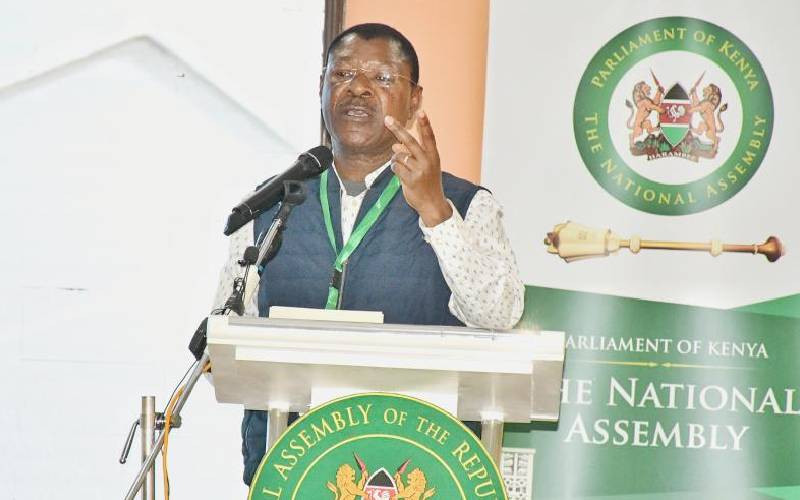 Speaker Wetangula hits out at MPs opposing SHIF in public