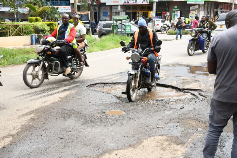 Nakuru, the city of potholes