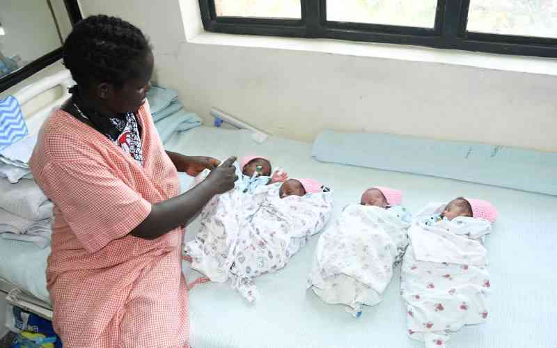 For Nakuru mother, it's a fourfold blessing