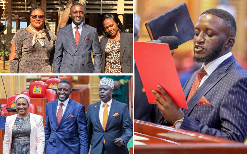 Boyd Were: Son of late Kasipul MP receives grand welcome in Parliament, takes oath of office