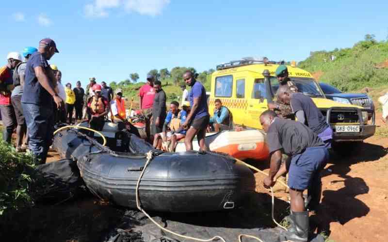 Rescuers retrieve man's body from Sagana River