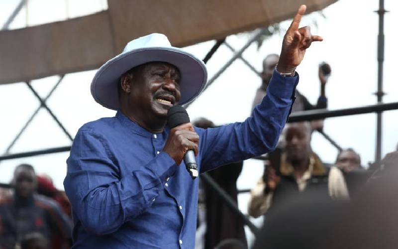 It's not about me, says Raila as he warns of the mother of all battles