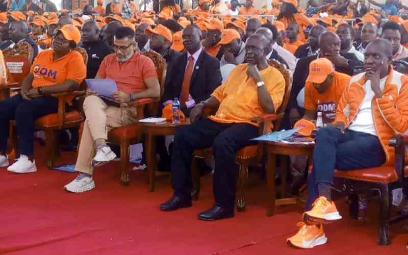 ODM leaders push back against dissent, reassert party loyalty