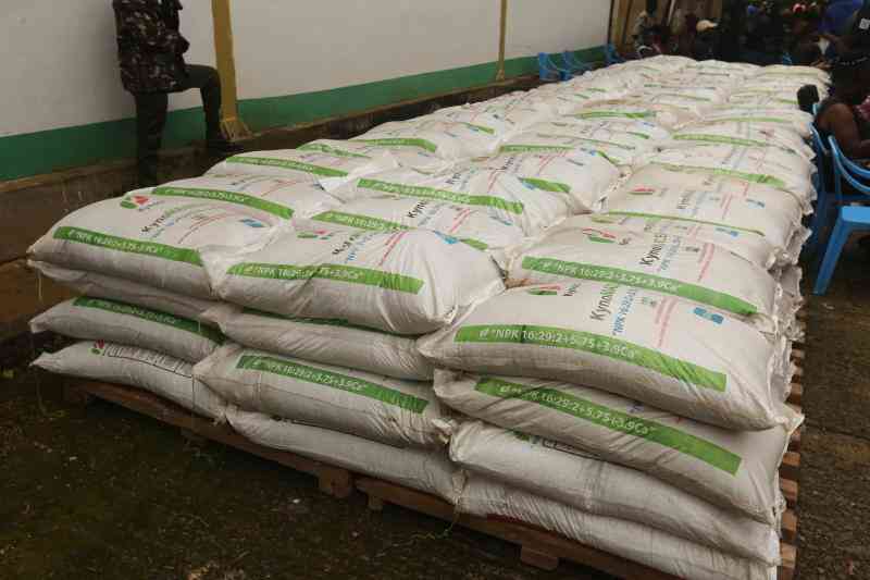 Fewer farmers access fertiliser in January as food prices expected to drop in coming months- CBK Forecast