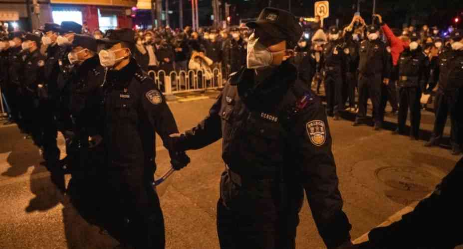 China Strengthens Police Presence in Response to Protests