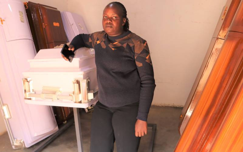 Eldoret woman defies taboo to build thriving coffin business