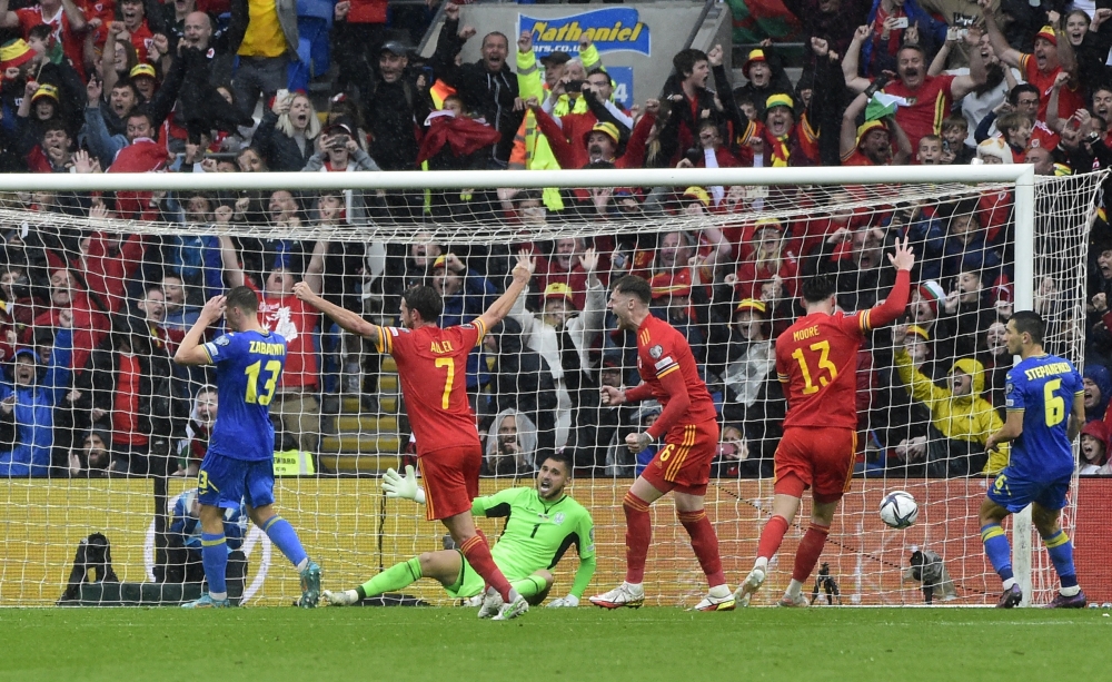 Wales end Ukraine's World Cup dream and 64 year wait