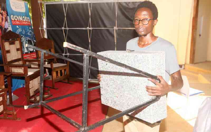 From plastic to desks: Mombasa youth-owned start ups feted for turning trash to cash