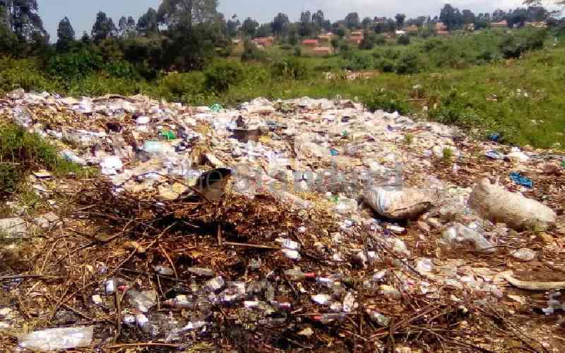 Rapidly growing Kapsabet town choking with congestion, trash