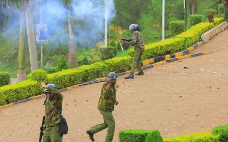 Rogue police and goons spill blood despite Raila, Ruto peace pact