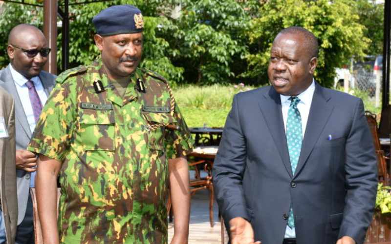 Matiang'i announces 21-day security operation in Kerio Valley