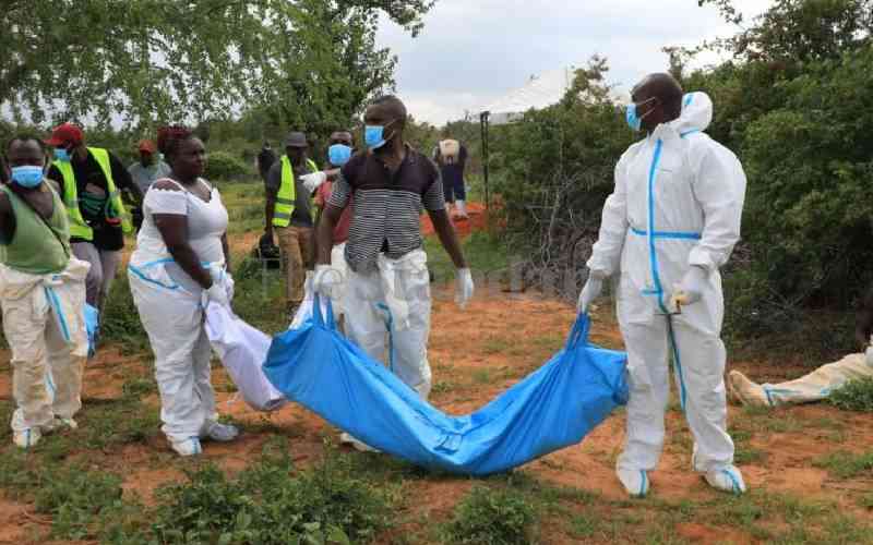 22 bodies exhumed at Makenzi's farm as death toll hits over 200
