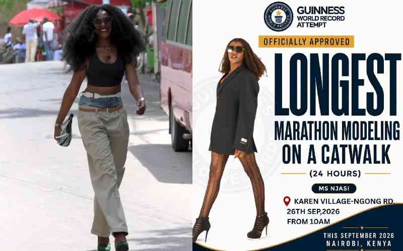 Street model, Abbie Njas,i to attempt 24-hour catwalk record