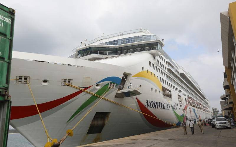 Third cruise ship docks as Ruto pledges to grow tourist numbers