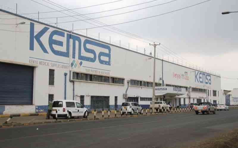 KEMSA announces closure of Nairobi, regional warehouses