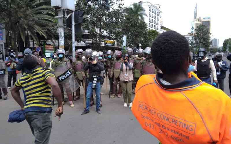 No masked, plain cloth police officers in unmarked cars for protests, court orders