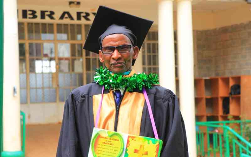 73-year-old man defies odds to earn Master's degree