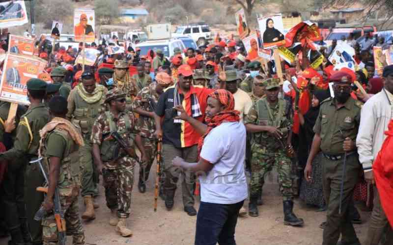 Terror threats and heavy security: Inside Mandera political campaigns
