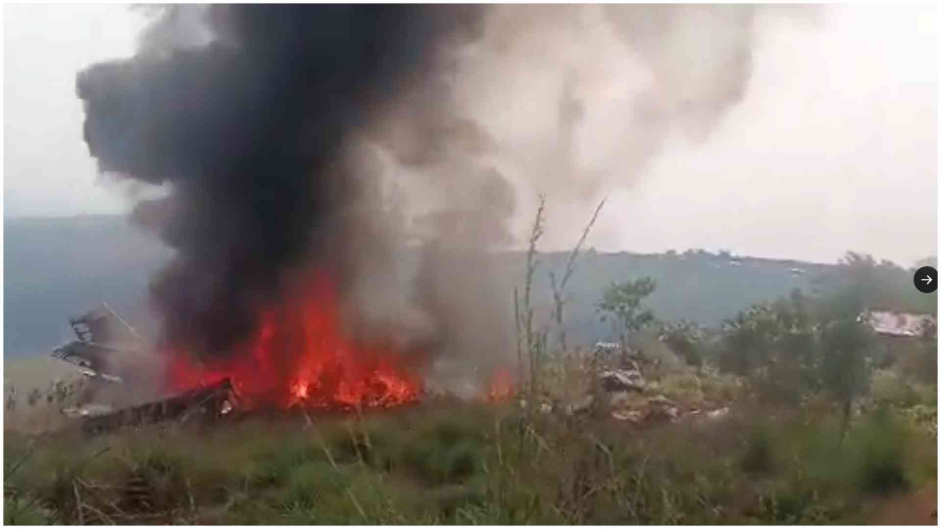DR Congo plane crash kills 14, including two senior military officials