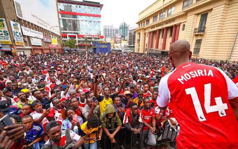 In search of good news, Kenyans declare Arsenal's EPL victory as their very own