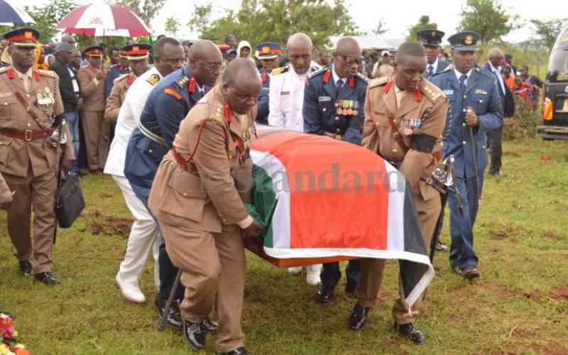 Widow recounts fond memories as Col Keitany is laid to rest