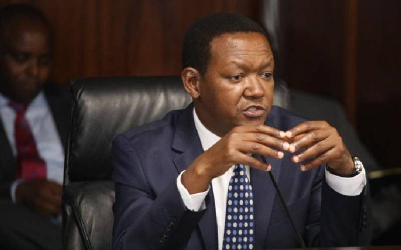 Mutua asks Senate to drop Wildlife Conservation and Management Bill