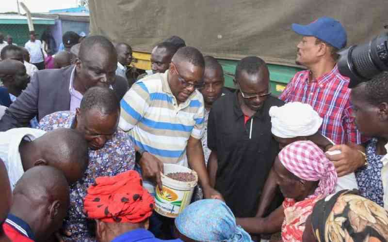Nyanza should ignore misguided advice by leaders on food donation