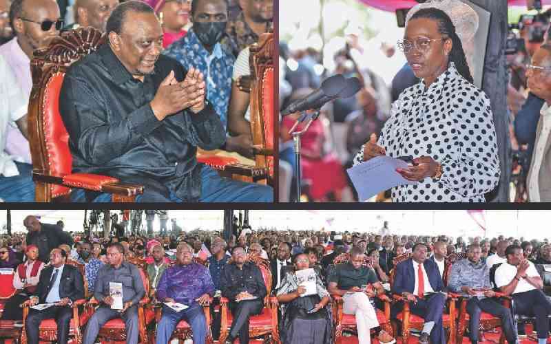 Unite or watch State House ambition go up in flames, Uhuru tells Opposition
