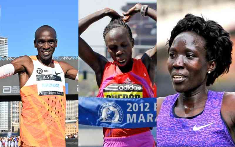 More Kenyan stars defy age to shine at city marathons