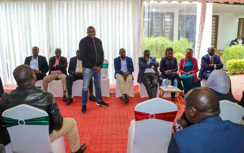 MPs unite in grief at late MP Johana Ng'eno's home