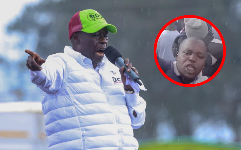 Man attacked after chanting 'tutam' at Rigathi Gachagua's rally in Njoro