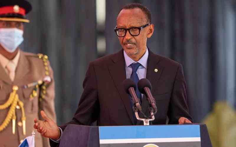 Rwanda's president Paul Kagame sworn in for fourth term. 