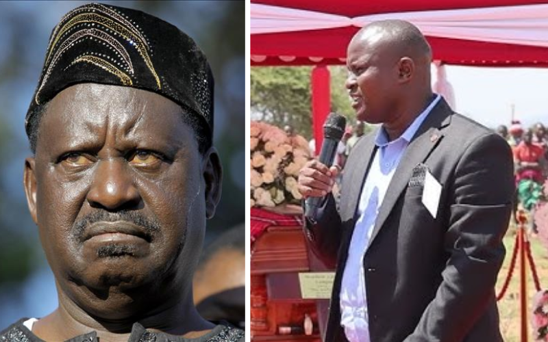 VIDEO: Fiery Laikipia MCA lectures Raila, dares him to oust Sifuna