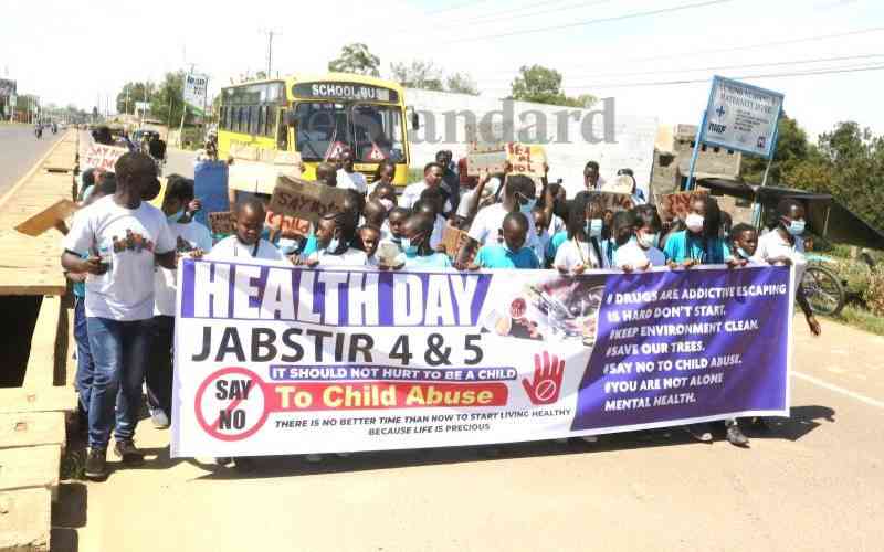CBC pupils hold anti-drug use awareness campaign