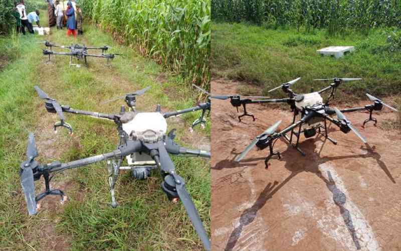 German firms eye Kenya with their drone technology