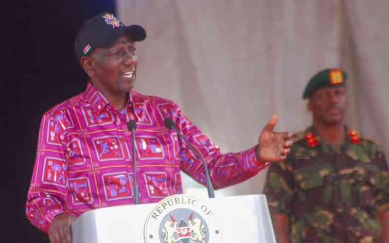  'Tuko kadi,' Ruto says as he unveils SGR extension