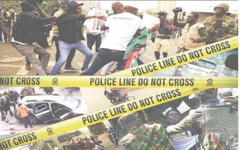 Brutal police: How masked officers rode boda bodas, used sonic weapons to disperse protesters