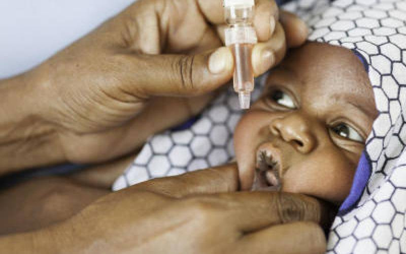 Vaccines save lives let's protect our children from typhoid and measles
