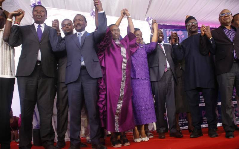 PLP, a brand new party unveiled, with not so new faces at the helm, to liberate Kenya