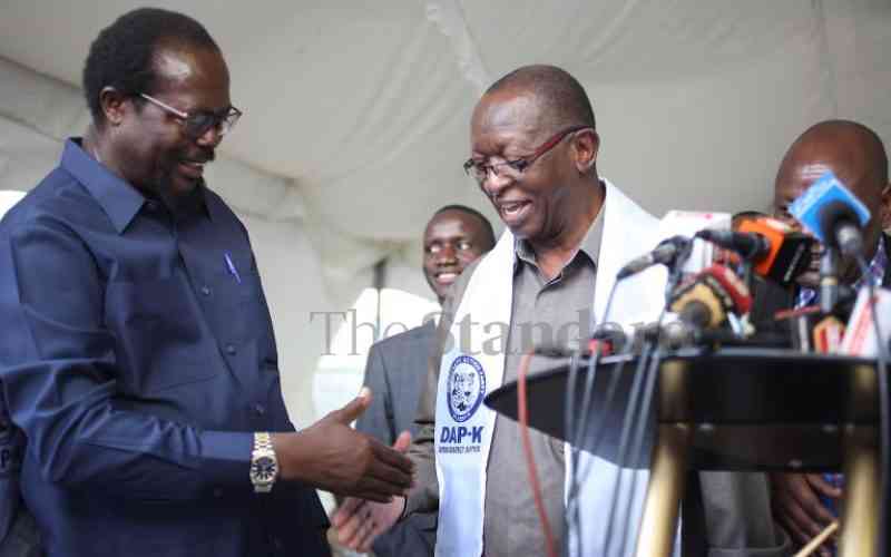 DAP-K drops Busia governor aspirant Moses Mulomi