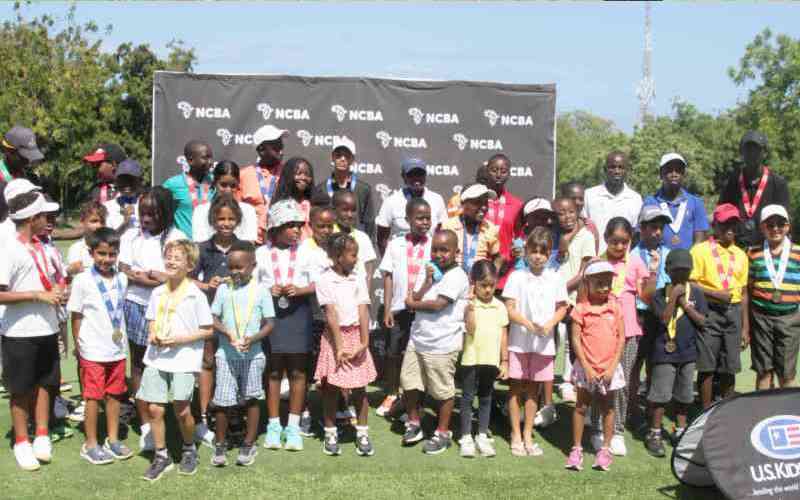 Junior golfers shine in US Kids tournament at Nyali Golf Club