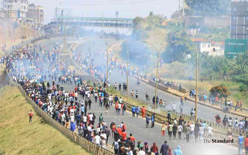 Dozens hurt as Kenyans mark first anniversary of Gen Z protests