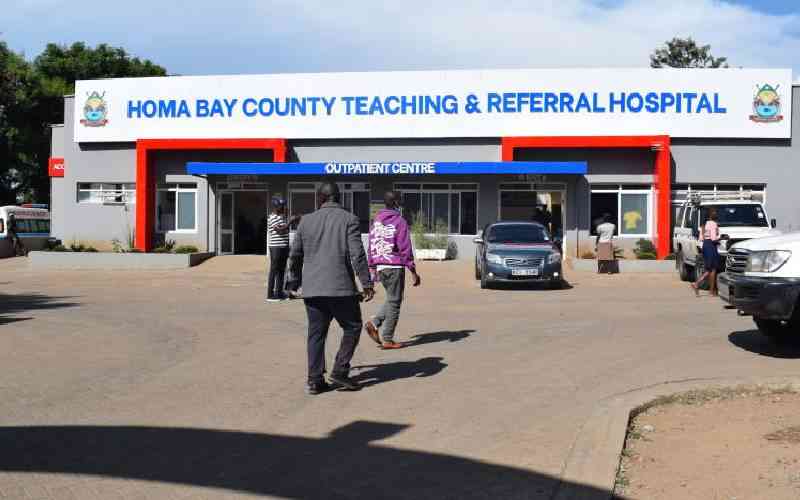 Doctors in Homa Bay threaten to down their tools