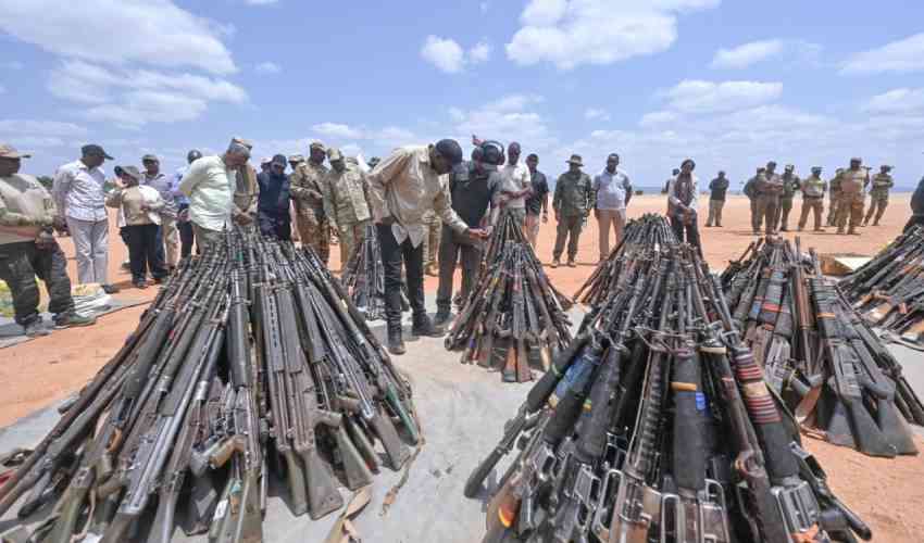Murkomen: Over 2,000 illegal guns seized from bandits and terrorists