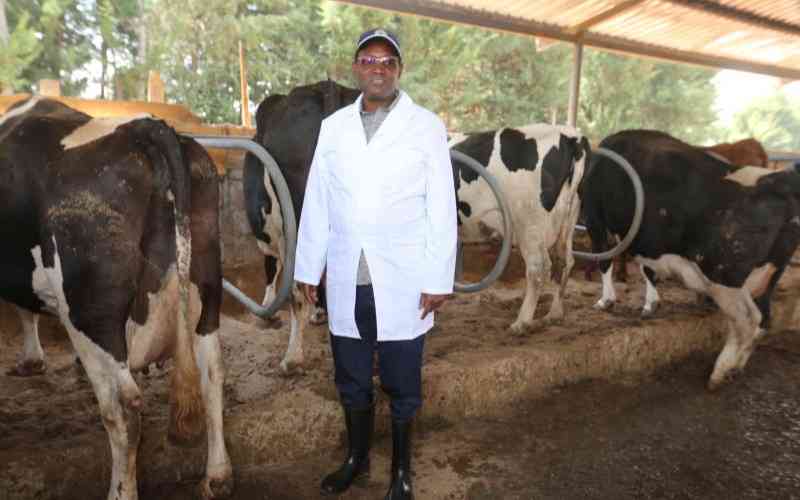 Tips of Modern Dairy farming from The PS environment Dr. Kiptoo