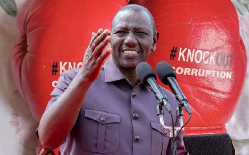 Will Ruto be true to his word and launch war on corruption this year?